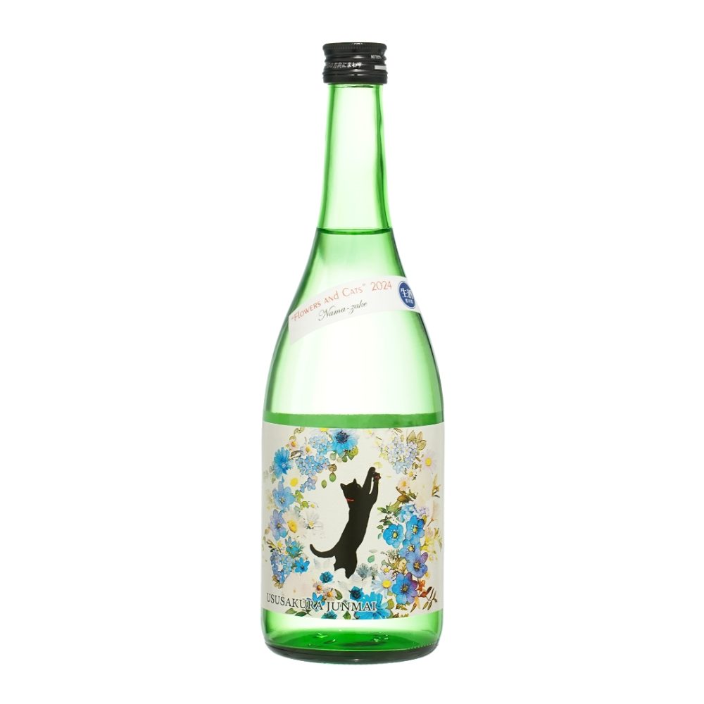 薄桜 純米生酒「花と猫」 | Sake World