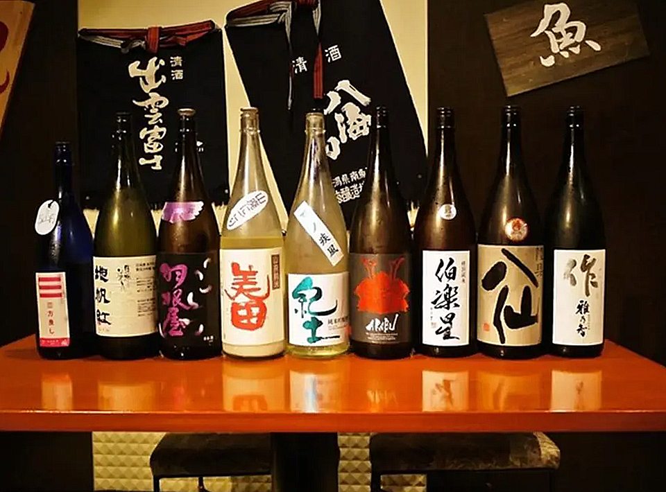 日本酒酒場立呑み 仁の日本酒