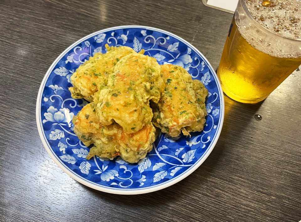 山長　ちくわの磯辺揚げ