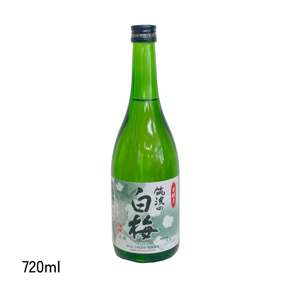 筑波の白梅　本醸造 720ml