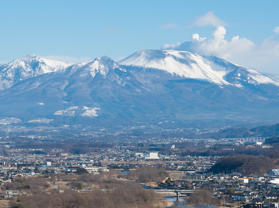 浅間山南麓の風景